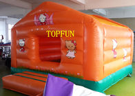 डबल सिलाई पीवीसी तिरपाल Inflatable कूदते महल हैलो किट्टी उछाल हाउस