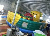 खेल खेल पीला / ग्रीन पीवीसी बेबी Inflatable स्विमिंग पूल