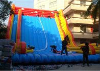 वयस्कों के लिए वाणिज्यिक विशालकाय प्लेटो 0.55 मिमी पीवीसी तिरपाल Inflatable स्लाइड 12 * 8 मी