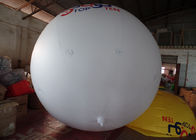 0.14 मिमी पीवीसी सफेद हीलियम विज्ञापन गुब्बारे पूर्ण डिजिटल प्रिंटिंग