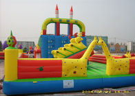 0.55 मिमी पीवीसी तिरपाल के साथ आउटडोर खेल का मैदान Inflatable मनोरंजन पार्क