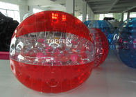 वयस्कों के लिए लाल मानव Inflatable बम्पर बबल बॉल जलरोधक