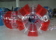 वयस्कों के लिए लाल मानव Inflatable बम्पर बबल बॉल जलरोधक