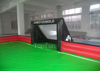 पीवीसी तिरपाल के साथ आउटडोर Inflatable साबुन फुटबॉल मैदान / फुटबॉल कोर्ट