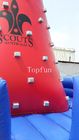 रोमांचक आउटडोर Inflatable खेल खेल, लाल Inflatable चढ़ाई दीवार OEM और ODM