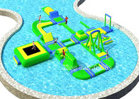 टिकाऊ अनुकूलित Inflatable पानी पार्क / रंगीन मनोरंजन पानी पार्क