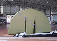 ग्रीन पीवीसी तिरपाल सैन्य Inflatable घटना तम्बू सीई प्रमाणन 40 मीटर X 10 मीटर X 6 मी