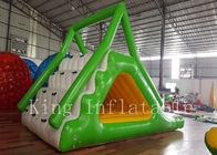 पानी पार्क के लिए 0.65 मिमी पीवीसी तिरपाल हीट सील Inflatable पानी खिलौना फ्लोटिंग स्लाइड