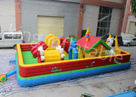 CE प्रमाण पत्र के साथ विशालकाय पशु बच्चे Inflatable खुश हॉप कूद महल