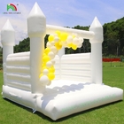 पिछवाड़े में पानी कूदने वाला खिलौना सफेद महल बाउंसर आउटडोर और इनडोर पार्टी inflatable बाउंस हाउस बच्चों का महल