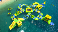 वयस्कों के लिए तैरने वाला खेल एक्वा मज़ा inflatable पानी पार्क जल बाधा पाठ्यक्रम को उड़ाएं