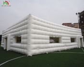 घटनाओं के लिए अनुकूलित सफेद inflatable तम्बू आउटडोर चलती नाइट क्लब पोर्टेबल inflatable पार्टी तम्बू