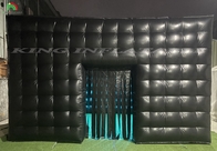 वाणिज्यिक नाइट क्लब टेंट पोर्टेबल ब्लैक inflatable नाइट क्लब इवेंट्स पार्टी किराए के लिए टेंट