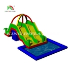 पूल के साथ inflatable पानी स्लाइड