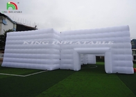 उच्च गुणवत्ता वाले एलईडी प्रकाश घन पार्टी नाइट क्लब तम्बू पार्टी के लिए सफेद inflatable नाइट क्लब