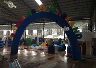 घटना या खेल प्रवेश के लिए कस्टम ब्लू ऑक्सफोर्ड टिकाऊ Inflatable मेहराब