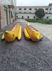 फ़्लोटिंग खिलौने Inflatable मत्स्य पालन नौकाओं जेट स्की के लिए 5 व्यक्ति केला नाव