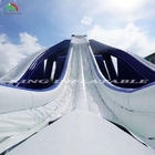 वाणिज्यिक बड़े ट्रिपल inflatable पानी स्लाइड 3 लेन उच्च ज्वार inflatable पानी स्लाइड