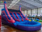 पूल के साथ लोकप्रिय वाणिज्यिक inflatable पानी स्लाइड