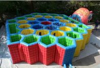 वयस्क और बच्चों के मनोरंजन के लिए अनुकूलित Inflatable प्रेतवाधित घर भूलभुलैया