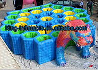 वयस्क और बच्चों के मनोरंजन के लिए अनुकूलित Inflatable प्रेतवाधित घर भूलभुलैया