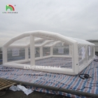 अनुकूलित बड़े पीवीसी स्पष्ट गुंबद तम्बू हवा से भरा पोर्टेबल inflatable पूल तम्बू कवर बुलबुला घर