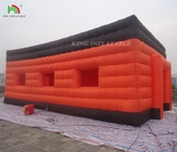 एलईडी प्रकाश के साथ बड़ा inflatable घन तम्बू inflatable नाइट क्लब तम्बू inflatable पार्टी तम्बू