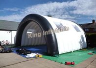 7 * 5m सफेद पीवीसी तिरपाल सुरंग अनुकूलित चरण अनुकूलित Inflatable लॉन तम्बू के लिए