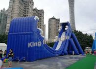 वयस्क और बच्चों के लिए नई फैशन ब्लू वाणिज्यिक विशालकाय Inflatable स्लाइड