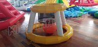 मजेदार वायुरोधी फ्लोटिंग बास्केटबॉल खेल मनोरंजन पार्क के लिए Inflatable पानी के खिलौने