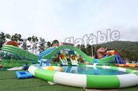 वयस्कों और बच्चों के लिए मजेदार आउटडोर मनोरंजन पार्क Inflatable पानी पार्क