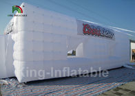 पीवीसी तिरपाल सफेद Inflatable शादी की पार्टी तम्बू आयत आकृति 39.4ft * 19.7ft
