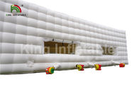 सफेद रंग 11 X 6 मीटर Inflatable घन तम्बू किराए के लिए / विज्ञापन Inflatable बूथ