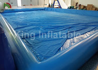 विशालकाय आयताकार 20 X 15 मीटर Inflatable स्विमिंग पूल टिकाऊ और वायुरोधी