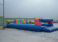 टिकाऊ वाणिज्यिक ग्रेड inflatable बाधा कोर्स, पीवीसी Inflatable मनोरंजन पार्क खिलौना
