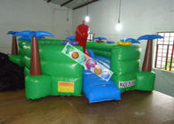 स्लाइड और सुरंगों के साथ 0.45 मिमी पीवीसी तिरपाल इन्फ्लेटेबल मनोरंजन पार्क कछुआ खेल का मैदान