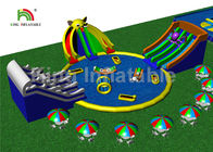 मनोरंजन के खेल के मैदान के लिए अनुकूलित वयस्क विशालकाय आउटडोर Inflatable पानी पार्क