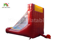 रेड ट्रिपल बास्केटबॉल घेरा शूट फायर के लिए Inflatable खेल खेल - अग्निरोधी