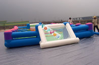 खेल का मैदान बड़े Inflatable फुटबॉल खेल / किराये के व्यवसाय के लिए Inflatable फुटबॉल मैदान