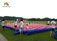 लाल आउटडोर बाधा कोर्स Inflatable खेल खेल, वयस्कों के लिए Inflatable 5K रन दौड़