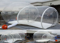 वाणिज्यिक प्रदर्शनी और शो के लिए पारदर्शी inflatable बुलबुला तम्बू / स्पष्ट तम्बू