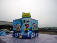 बच्चों के आउटडोर छोटे Inflatable वाणिज्यिक उछाल वाले महल किराया मिकी माउस के लिए