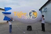 विज्ञापन के लिए Inflatable विज्ञापन गुब्बारा 6 मीटर लंबी Inflatable हीलियम ब्लींप