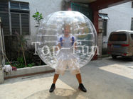 पीवीसी / TPU टिकाऊ स्पष्ट Inflatable शरीर बम्पर बॉल / उछाल खेल के खेल के लिए