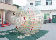रंगीन स्पोट्स के साथ बजने वाला सेंटर शाइनिंग इन्फ्लेटेबल जोर्ब बॉल, इन्फ्लेटेबल ग्रास बॉल