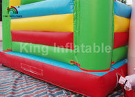 रंगीन 6 * 4m पीवीसी सामग्री किराए के लिए ब्लोअर के साथ Inflatable कूद महल