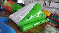 स्लाइड ग्रीन और व्हाइट के साथ पानी पार्क के लिए Inflatable मिनी आइसबर्ग