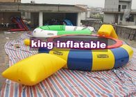 स्वनिर्धारित लोगो पीवीसी Inflatable पानी खिलौना / Trampoline गठबंधन जंपिंग बैग / स्लाइड