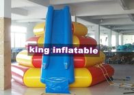 कस्टम Inflatable पानी टॉवर स्लाइड पानी पार्क / पानी Trampoline स्लाइड के लिए
