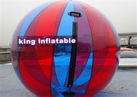 मनोरंजन पार्क के लिए 2 मीटर व्यास के साथ रंगीन पीवीसी Inflatable पानी की गेंद / पानी की गेंद